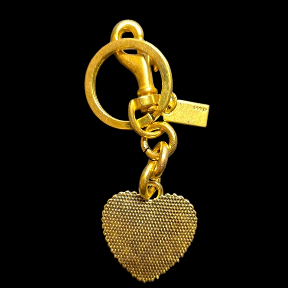 Letter "C" Cherry Heart Keychain | Keyfob | Bag Charm - Picture 2 of 2